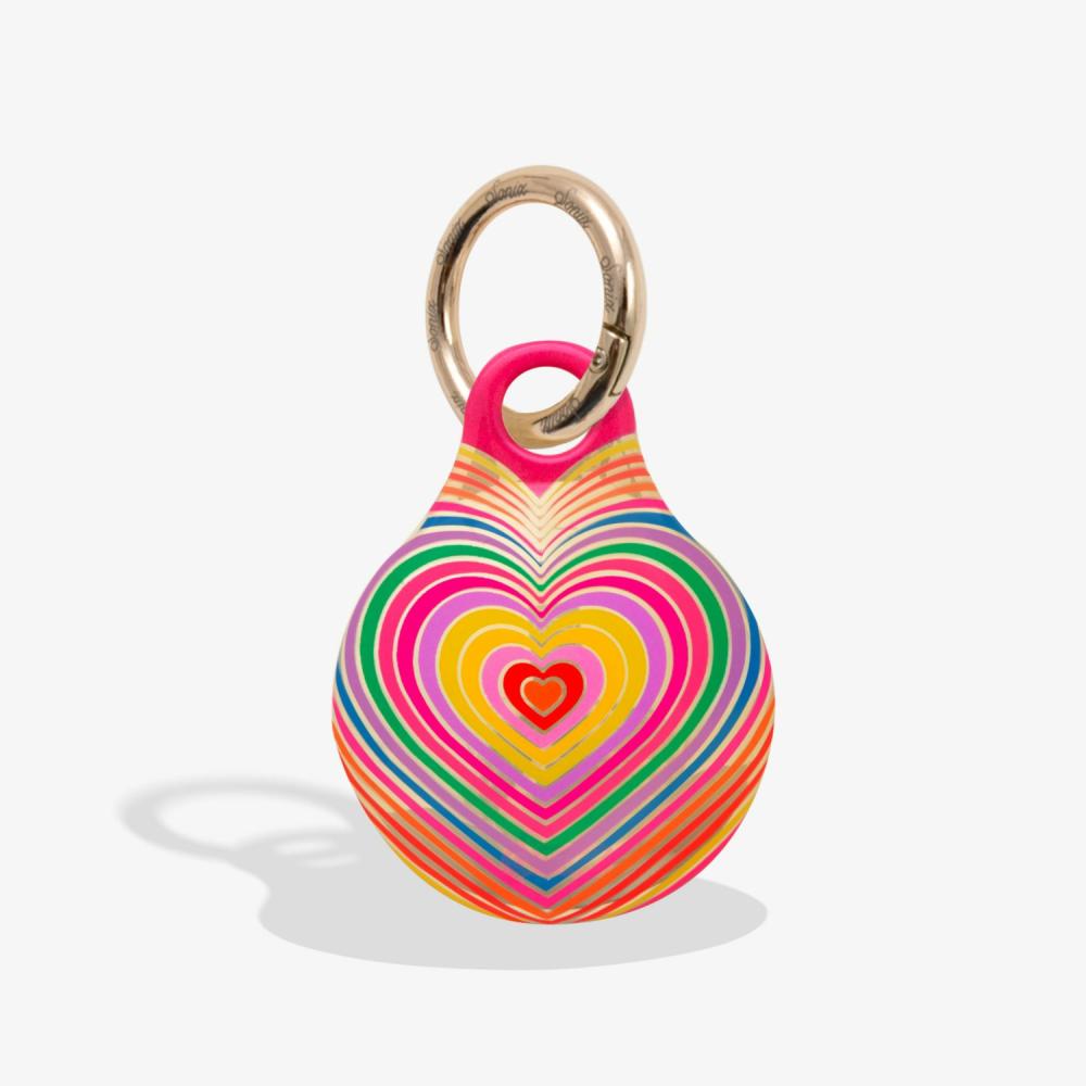 AirTag® Cover – Rainbow Hearts Airtag Holders