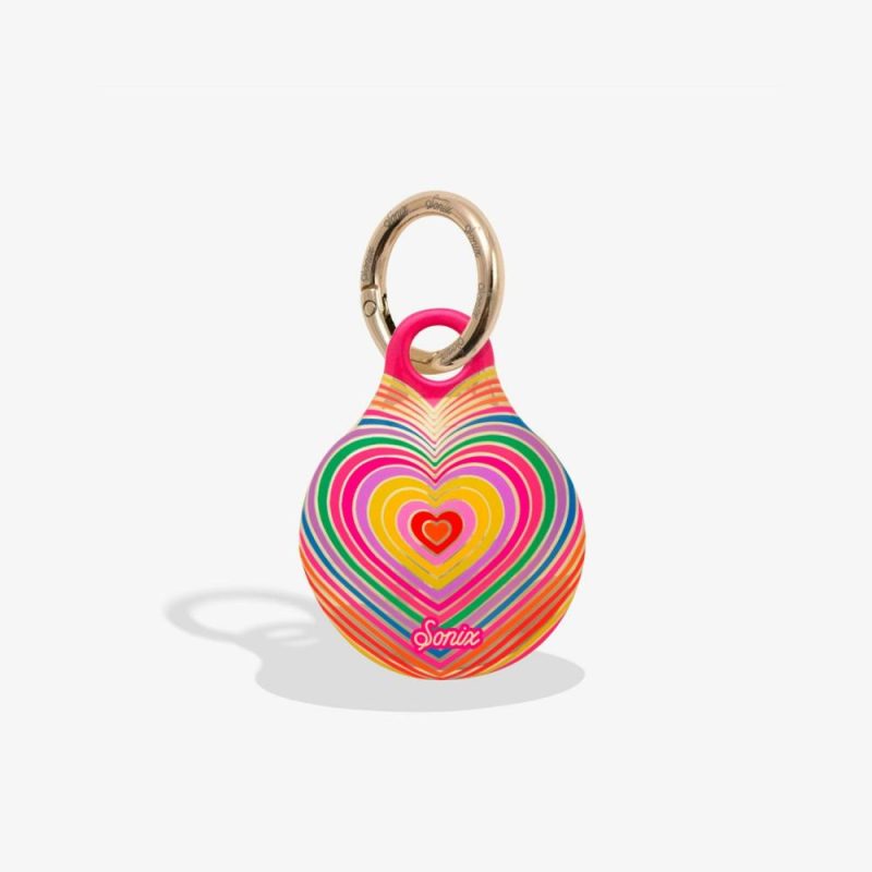 AirTag® Cover – Rainbow Hearts Airtag Holders