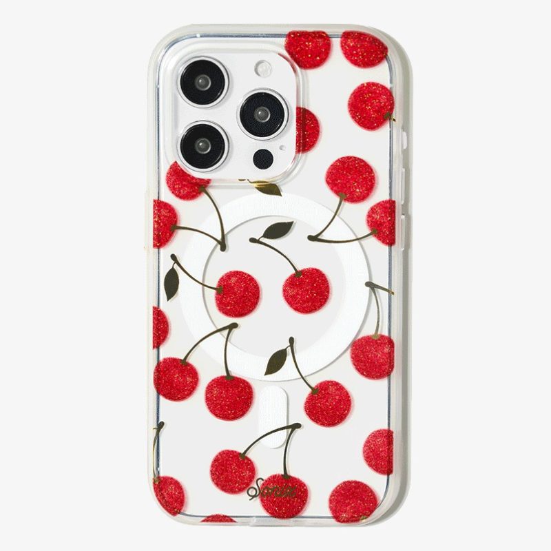 Cherries with Gold Foil Stems iPhone Case – Shop Sonix Eco-Friendly Phone Cases