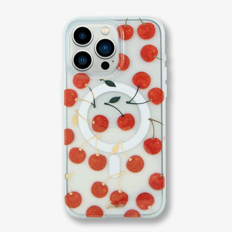 Cherries with Gold Foil Stems iPhone Case – Shop Sonix Eco-Friendly Phone Cases