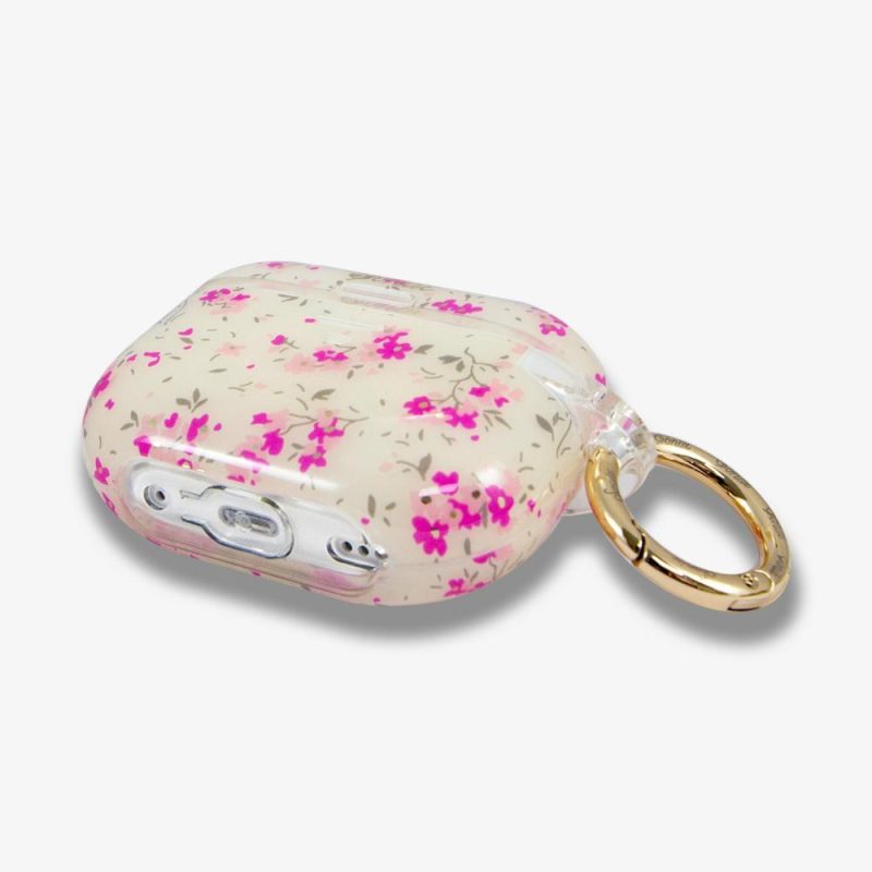 Cottage Floral Pink AirPods Case Phone Cases