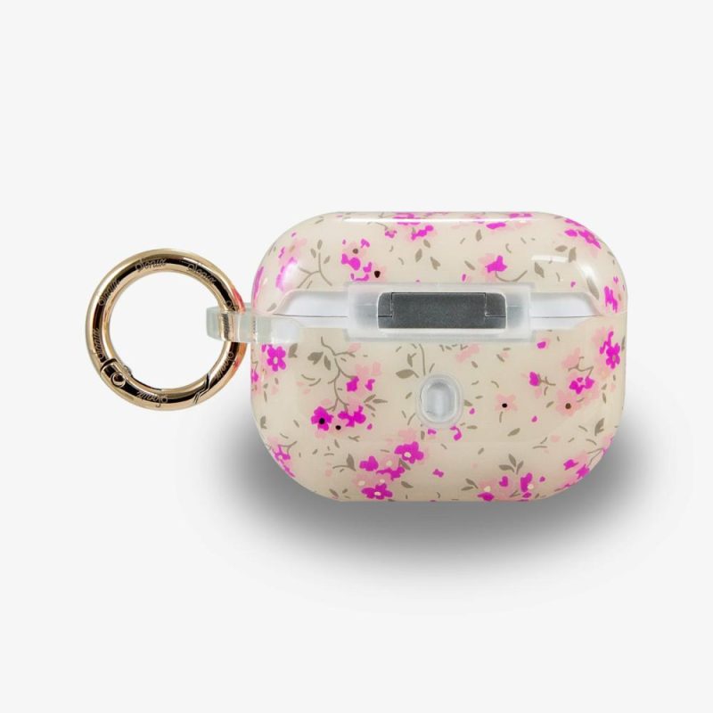 Cottage Floral Pink AirPods Case Phone Cases