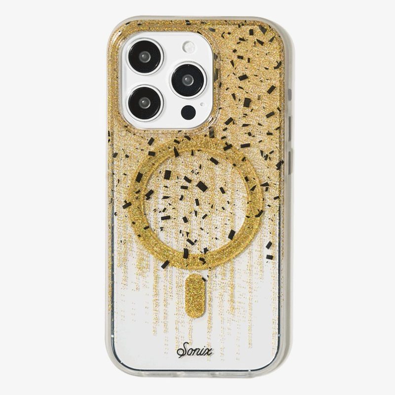 Drippin’ in Gold Magsafe® Compatible iPhone Case Glitter Phone Cases