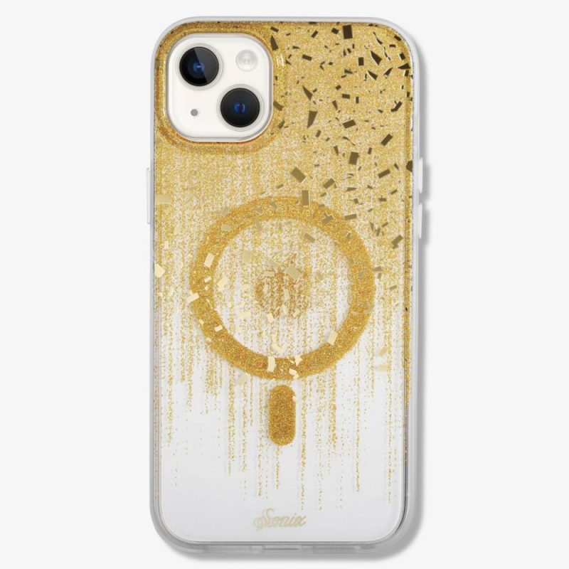 Drippin’ in Gold Magsafe® Compatible iPhone Case Glitter Phone Cases