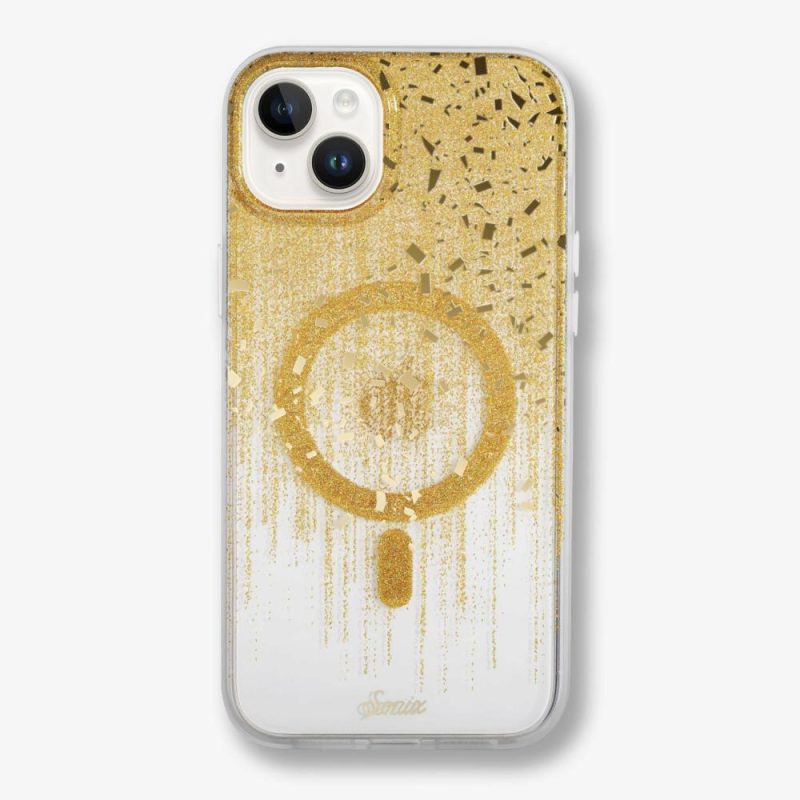 Drippin’ in Gold Magsafe® Compatible iPhone Case Glitter Phone Cases