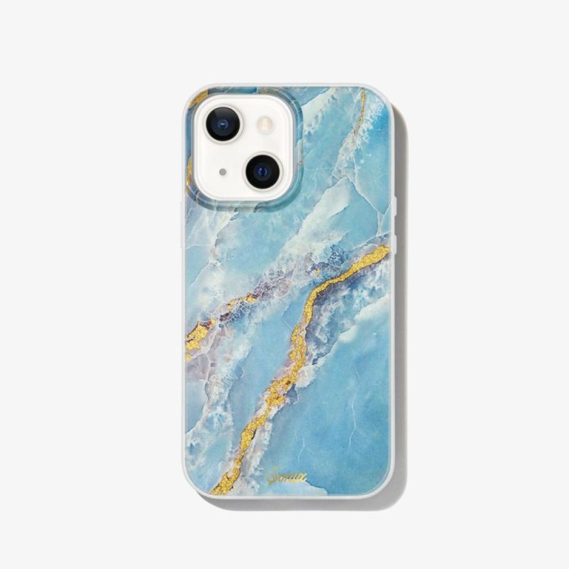 Ice Blue Marble iPhone Case Cute Phone Cases