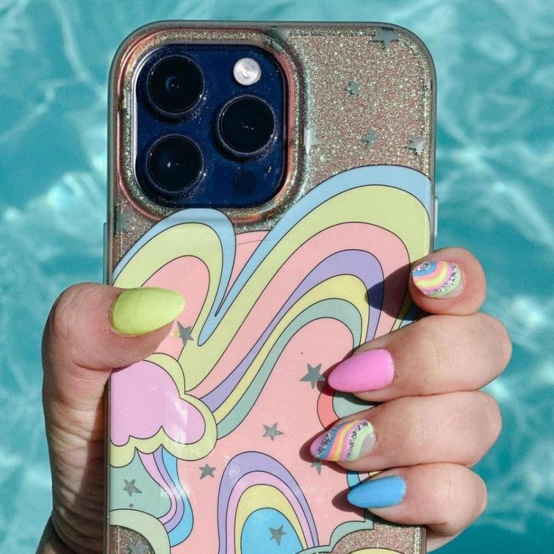 Illusion iPhone Case Glitter Phone Cases