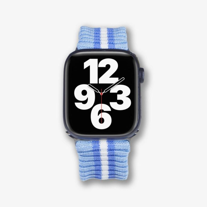 Knit Apple Watch Band – Varsity Blue Apple Watch®