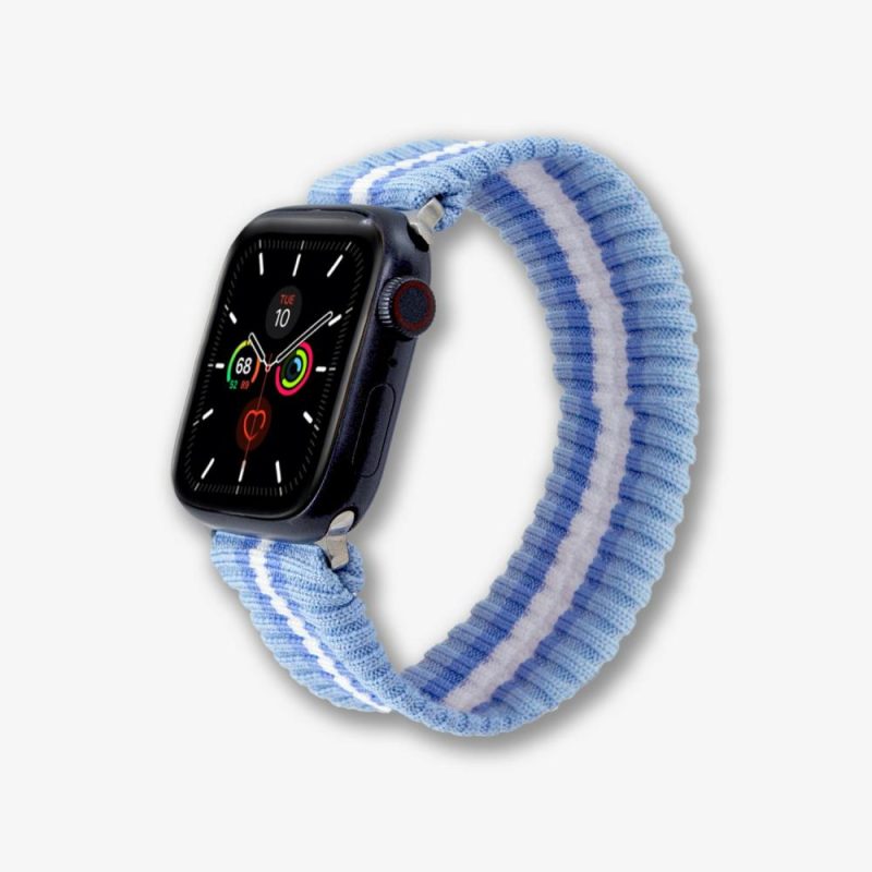 Knit Apple Watch Band – Varsity Blue Apple Watch®