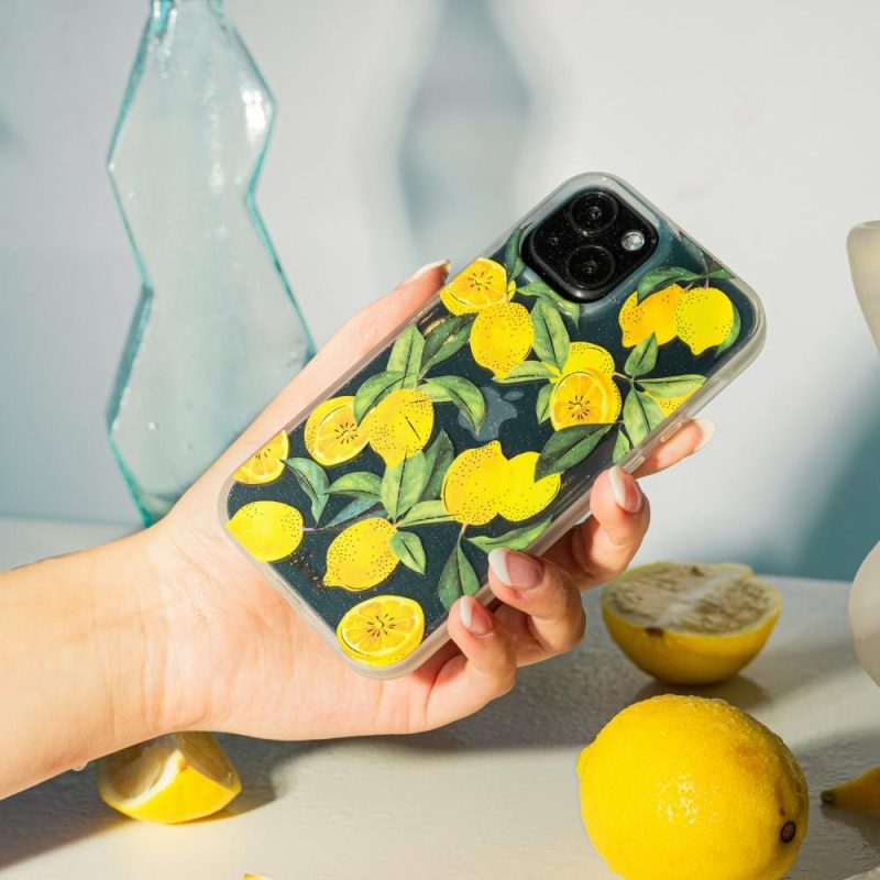 Lemon Zest MagSafe® Compatible iPhone Case Eco-Friendly Phone Cases