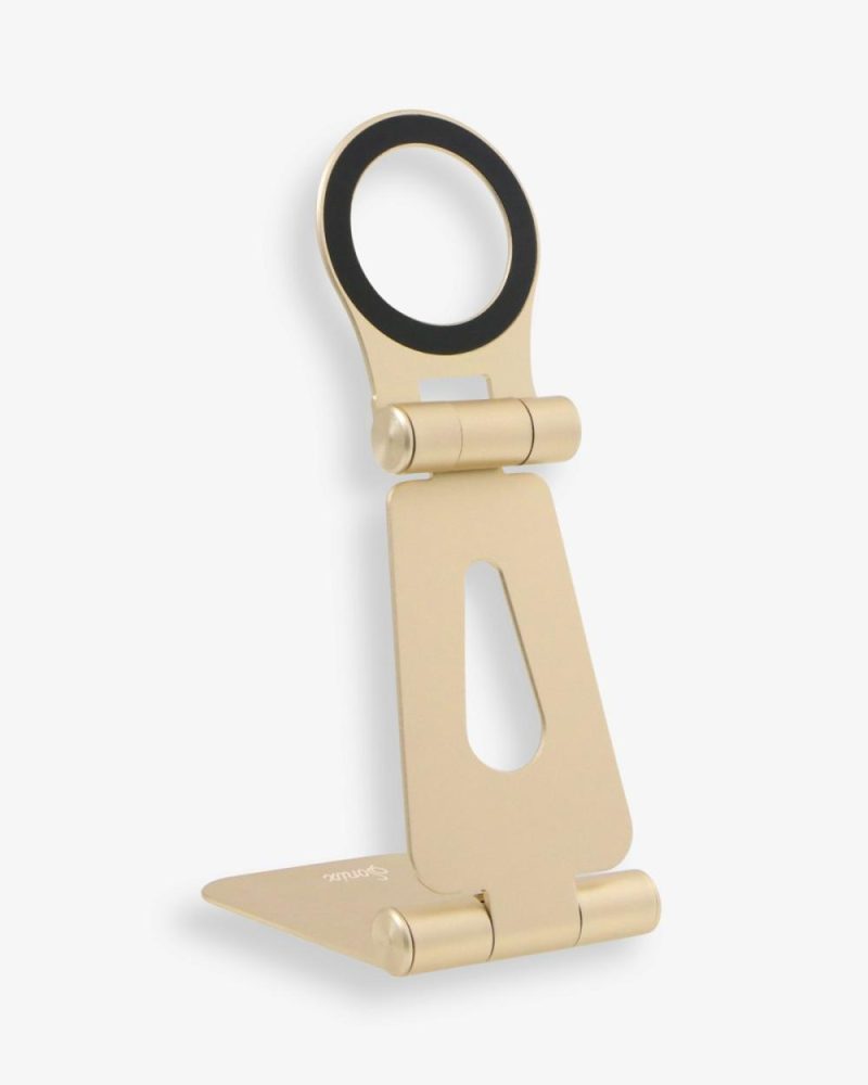 MAGLINK™ Pedestal Phone Stand – Gold Magsafe®