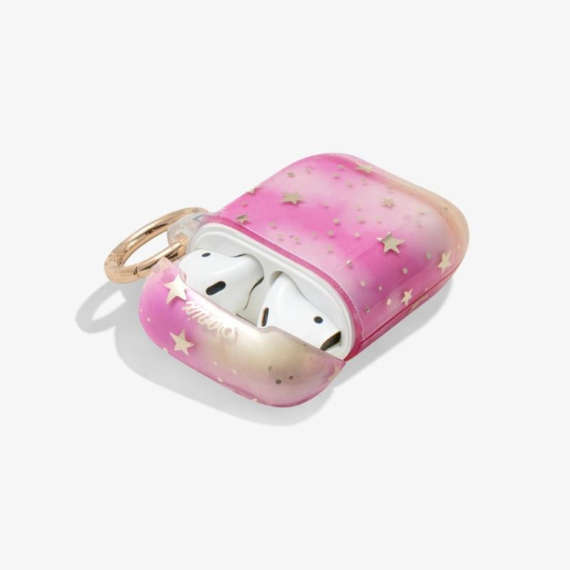 Northern Lights – Pink AirPods Case Airpods Cases