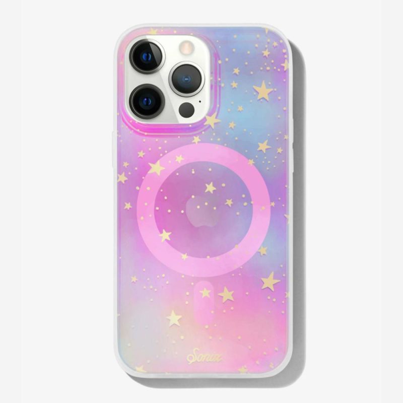 Northern Lights Pink Magsafe® Compatible iPhone Case Cute Phone Cases