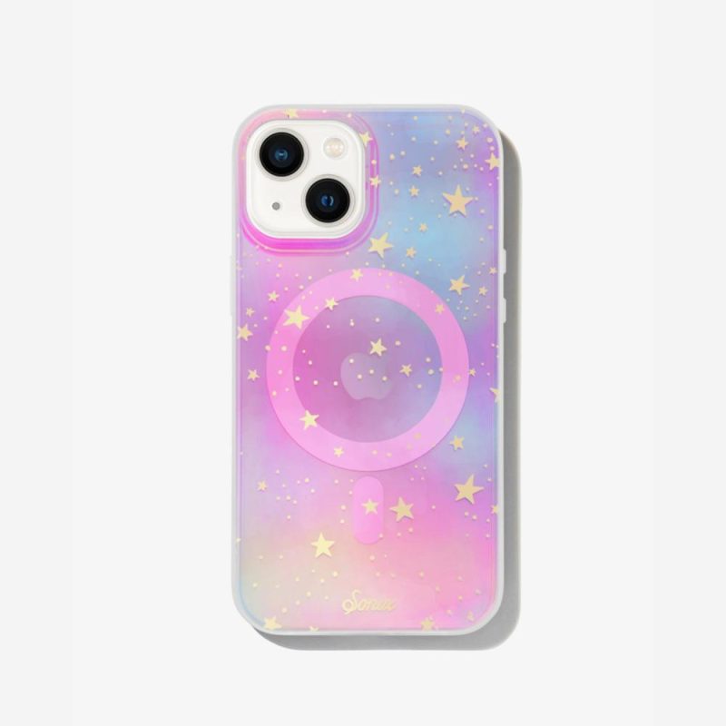 Northern Lights Pink Magsafe® Compatible iPhone Case Cute Phone Cases