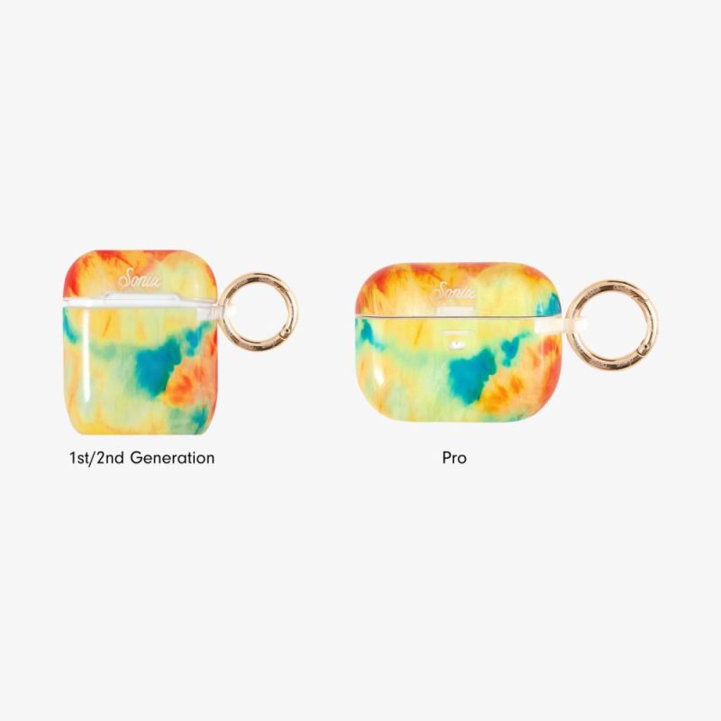 Orange Glow Airpods Case Airpods Cases