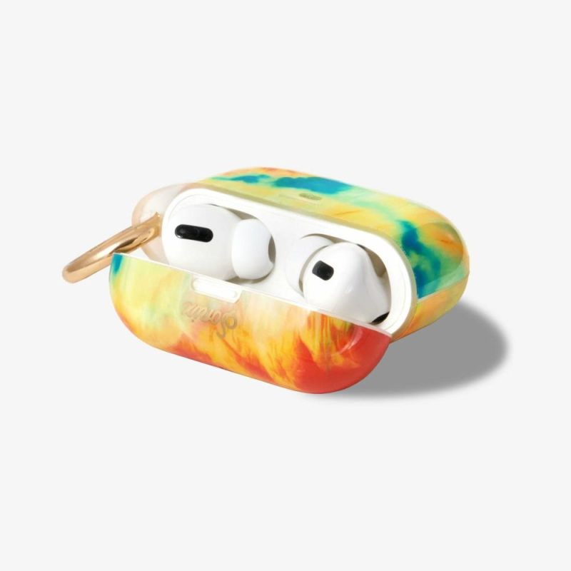 Orange Glow Airpods Case Airpods Cases