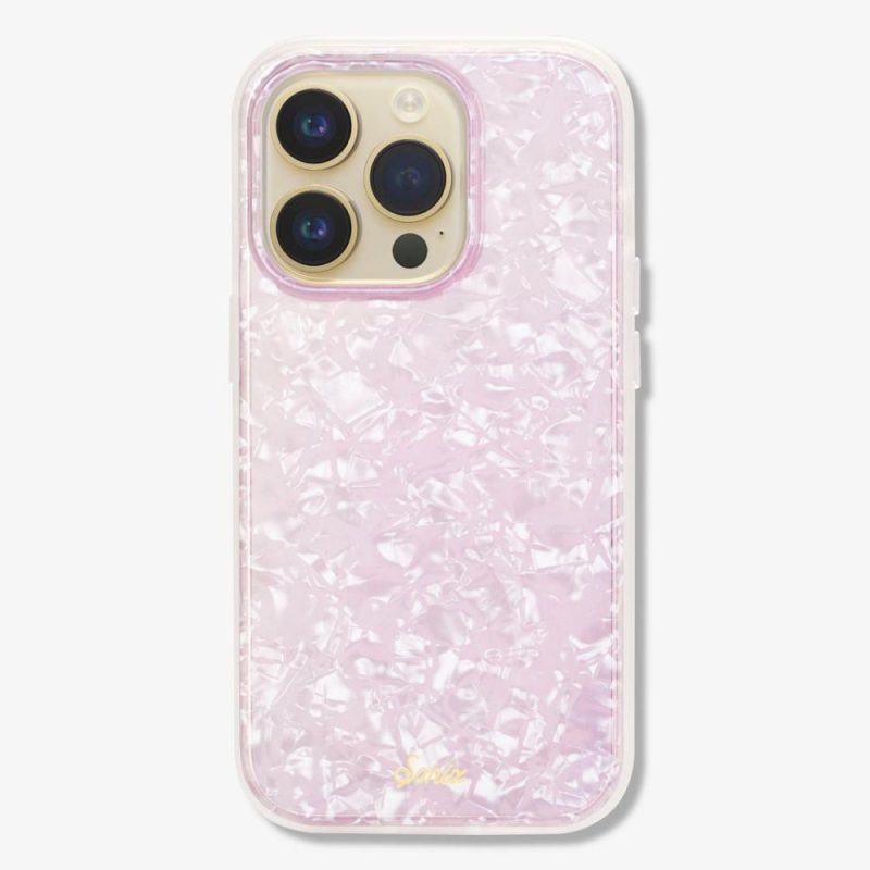 Pink Pearl Tort iPhone Case Eco-Friendly Phone Cases