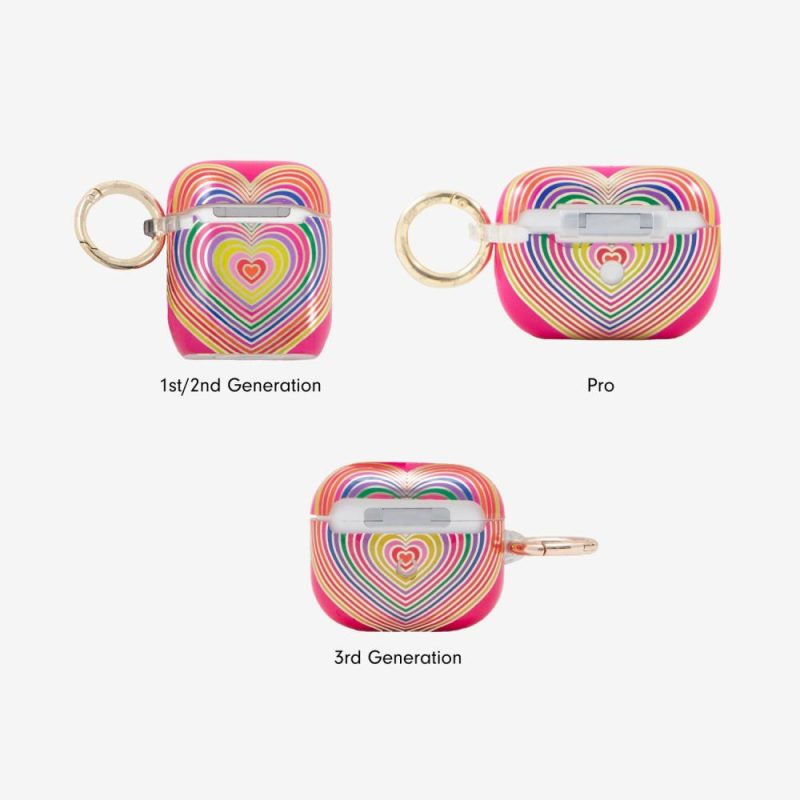 Rainbow Hearts AirPods Case Airpods Cases