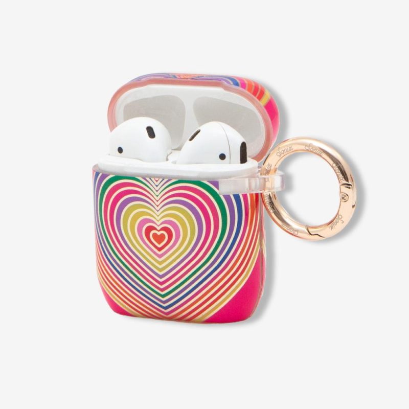 Rainbow Hearts AirPods Case Airpods Cases