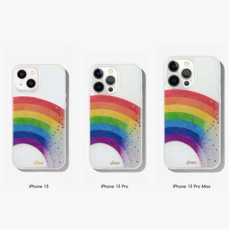 Rainbow Rhinestone iPhone Case Cute Phone Cases