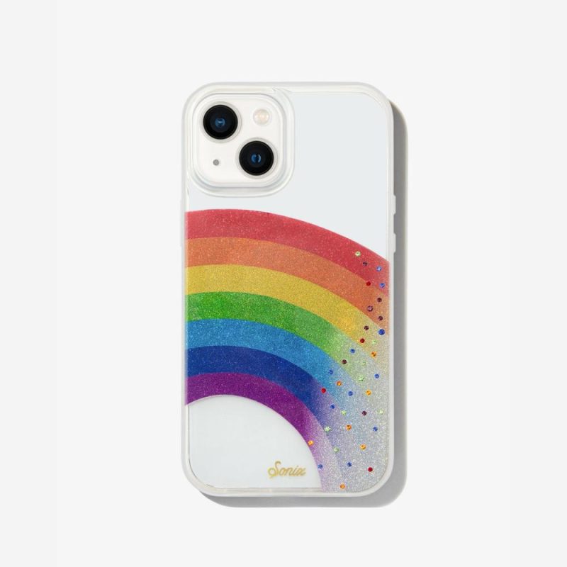 Rainbow Rhinestone iPhone Case Cute Phone Cases