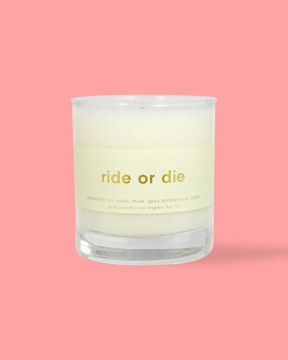 Ride or Die Candle – 8oz Accessories