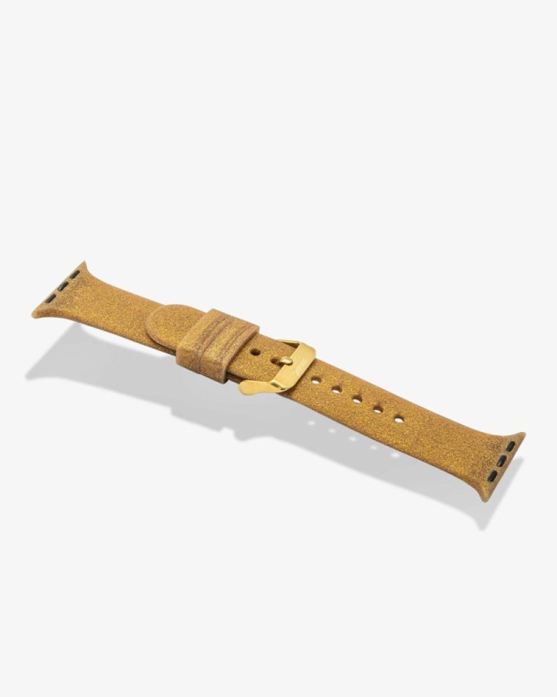 Silicone Apple Watch Band – Gold Glitter Apple Watch®