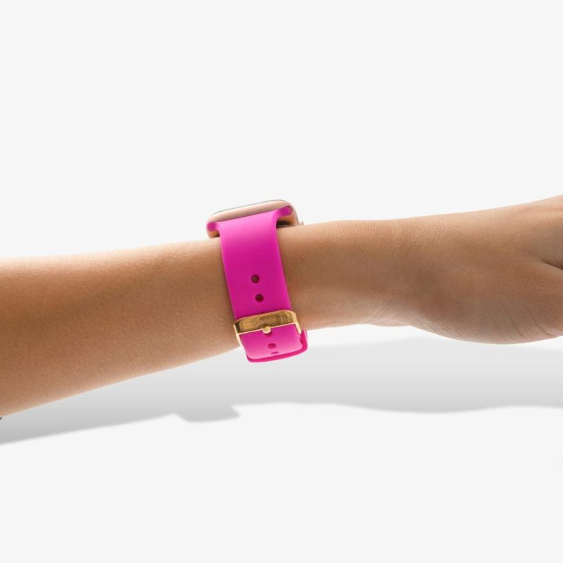 Silicone Apple Watch Band – Neon Pink Apple Watch®