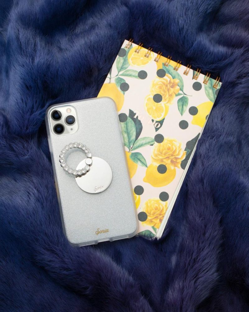 Silver Glitter iPhone Case Eco-Friendly Phone Cases