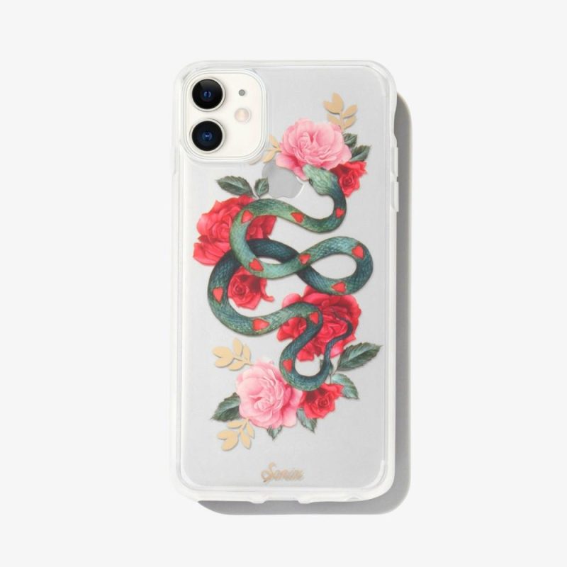 Snake Heart iPhone Case Clear Phone Cases