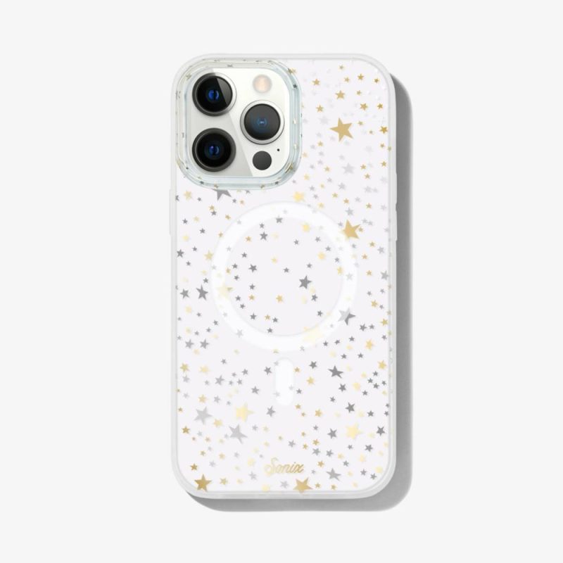 Starry Night MagSafe® Compatible iPhone Case Gold Foil Phone Cases