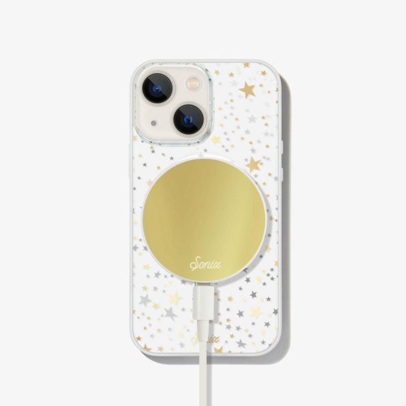 Starry Night MagSafe® Compatible iPhone Case Gold Foil Phone Cases