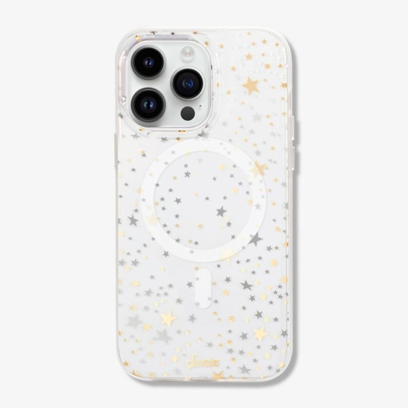 Starry Night MagSafe® Compatible iPhone Case Gold Foil Phone Cases