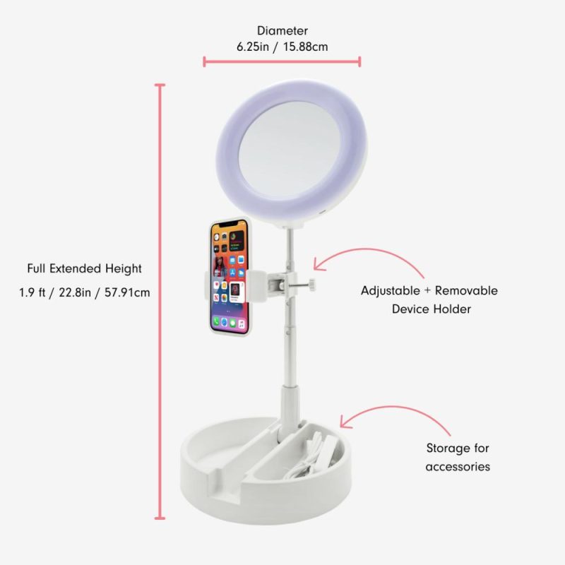 Vanity Ring Light Content Creation