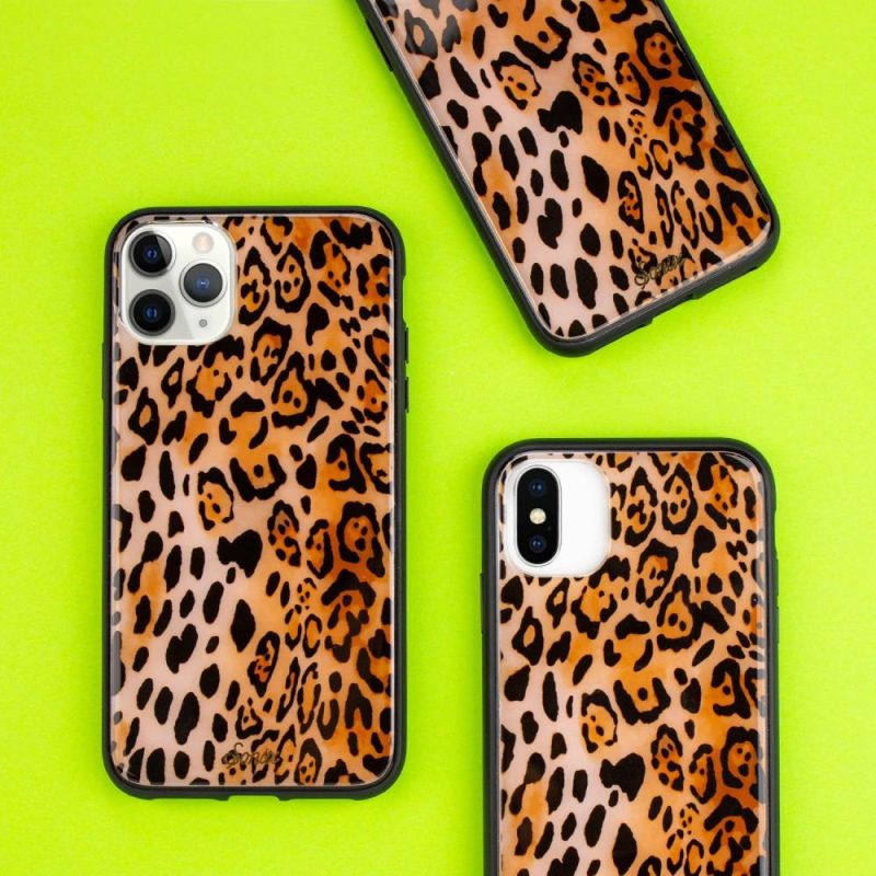 Watercolor Leopard MagSafe® Compatible iPhone Case Cute Phone Cases