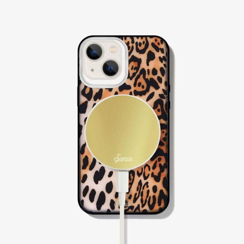 Watercolor Leopard MagSafe® Compatible iPhone Case Cute Phone Cases