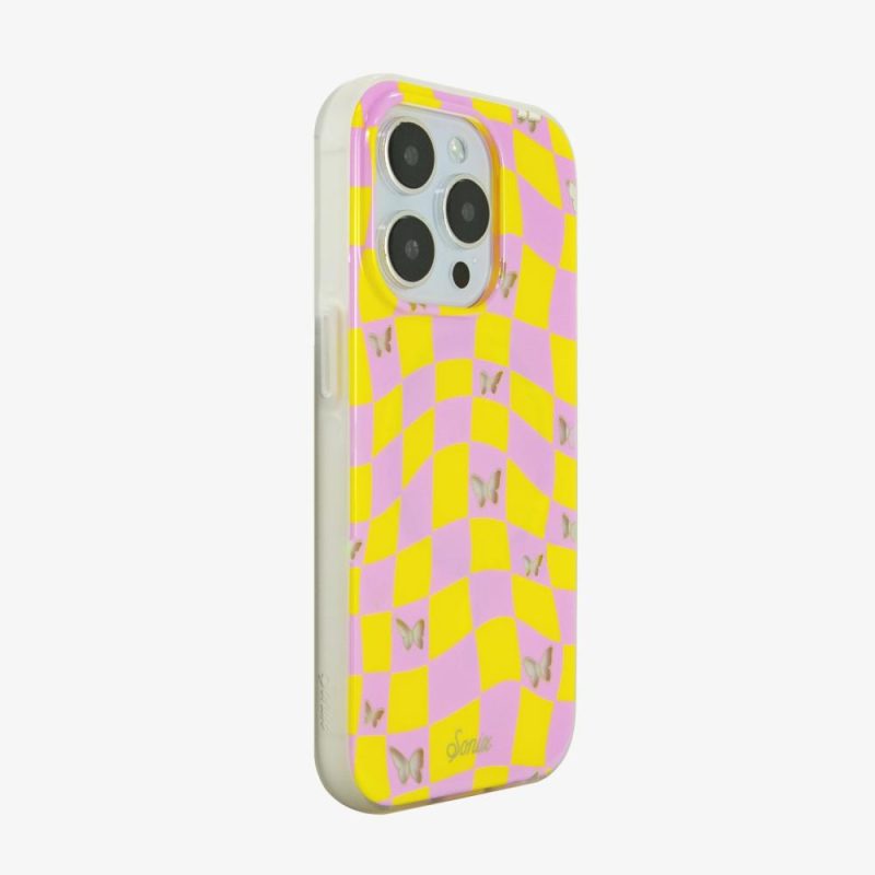 Checkmate Butterfly iPhone Case by Sonix Eco-Friendly Phone Cases