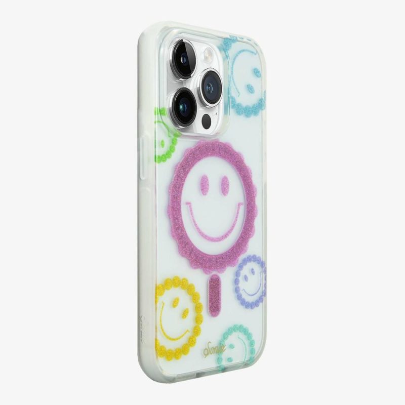 Glitter Smiley Face MagSafe iPhone Case – Sonix Eco-Friendly Phone Cases