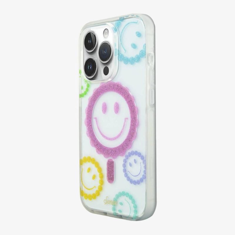 Glitter Smiley Face MagSafe iPhone Case – Sonix Eco-Friendly Phone Cases