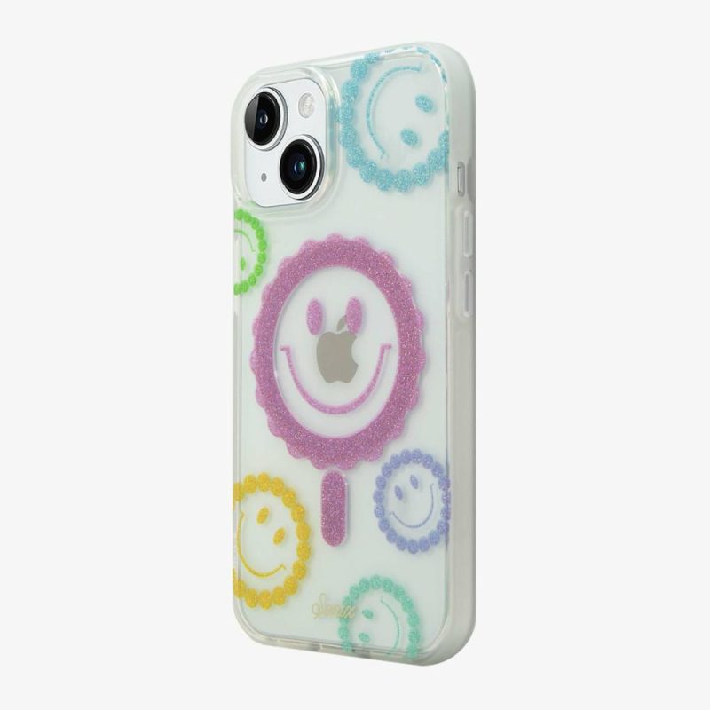 Glitter Smiley Face MagSafe iPhone Case – Sonix Eco-Friendly Phone Cases