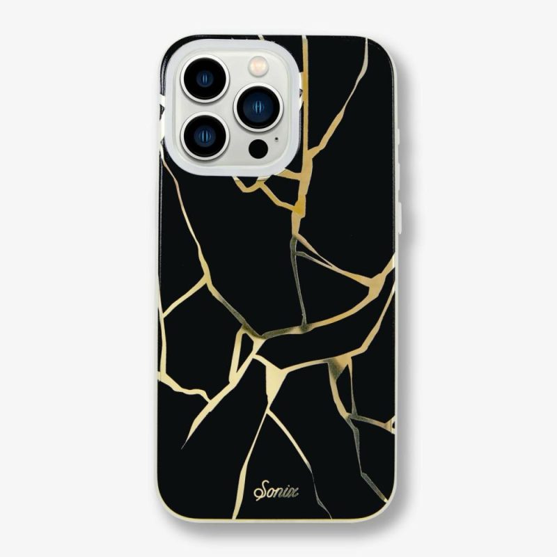 Kintsugi Black Gold Foil iPhone Case – Shop Sonix Eco-Friendly Phone Cases