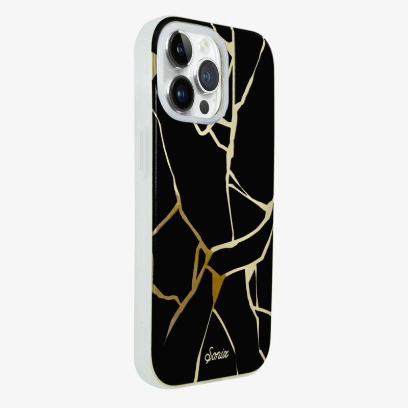 Kintsugi Black Gold Foil iPhone Case – Shop Sonix Eco-Friendly Phone Cases