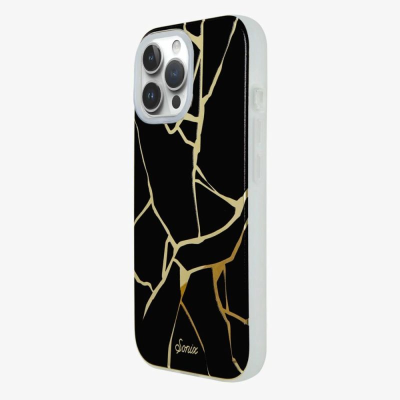 Kintsugi Black Gold Foil iPhone Case – Shop Sonix Eco-Friendly Phone Cases