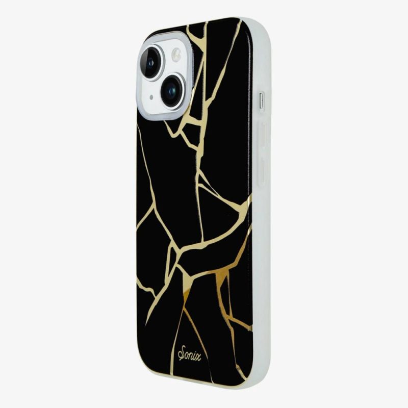 Kintsugi Black Gold Foil iPhone Case – Shop Sonix Eco-Friendly Phone Cases