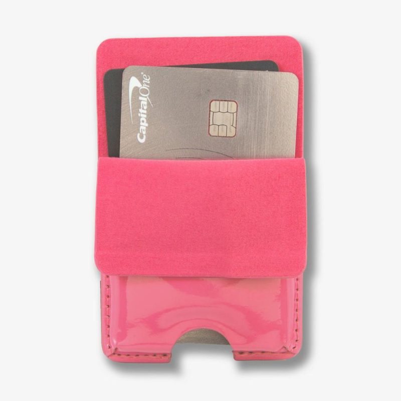 Magnetic Wallet – Camelia Pink Phone Cases